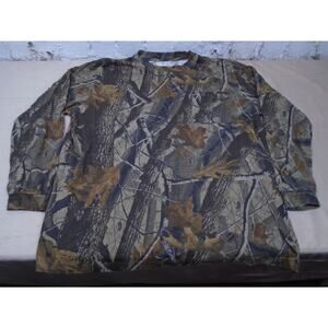 Liberty RealTree Hardwood Camouflage Long Sleeve Hunting T-Shirt Multicolor XXL